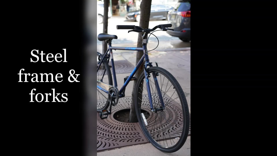 700c Kent Thruster Fixie Bike, 700c Wheels, Adults Ages 14+, Blue