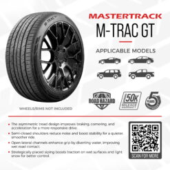 Mastertrack M-TRAC GT High Performance 285/40ZR22 110W XL A/S Passenger Tire 285/40/22 (Tire Only)
