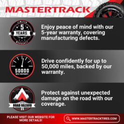 Mastertrack M-TRAC GT High Performance 285/40ZR22 110W XL A/S Passenger Tire 285/40/22 (Tire Only)