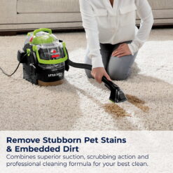 BISSELL Little Green Pro Portable Deep Cleaner, for Carpet, Upholstery, and Auto, Compact, Superior Suction, Professional Cleaning, StainProtect Technology, 2505