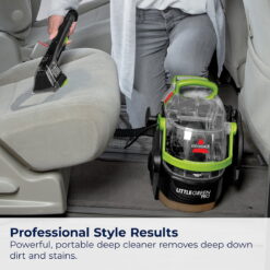 BISSELL Little Green Pro Portable Deep Cleaner, for Carpet, Upholstery, and Auto, Compact, Superior Suction, Professional Cleaning, StainProtect Technology, 2505