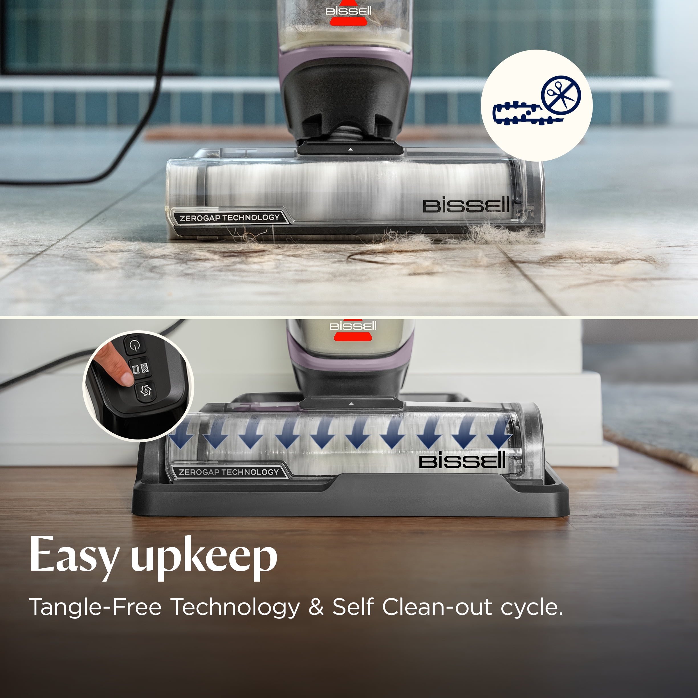 BISSELL CrossWave Edge, Corded, Multi Surface Hard Floor Cleaner Wet Dry Vacuum with Zero-Gap Edge Cleaning Technology, Self Cleaning Cycle, Pet Multi-Surface + Febreze Trial Formula, 4157