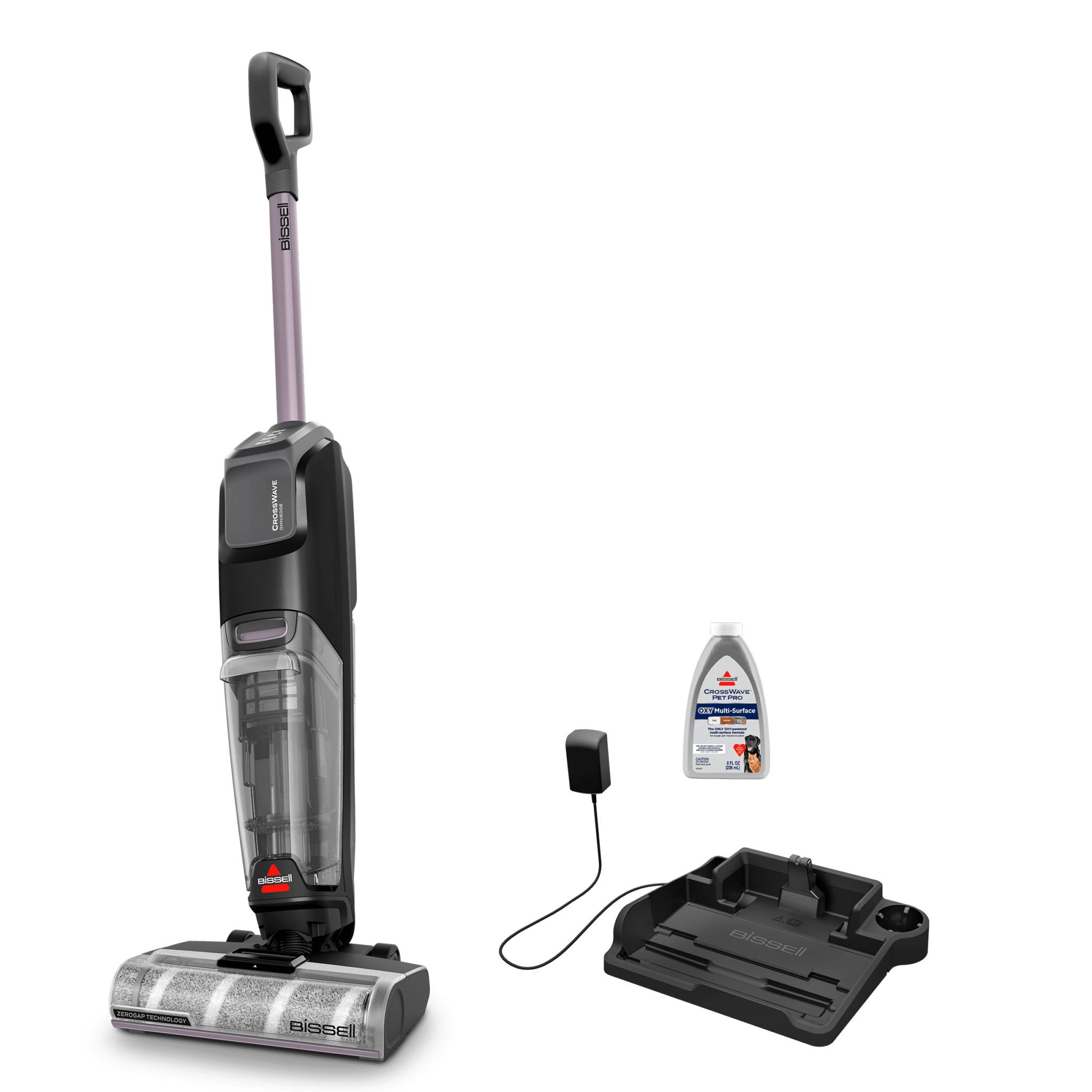 BISSELL CrossWave OmniEdge, Cordless, Wet Dry Vacuum, for Tile, Sealed Wood Floors, Laminate, and Area Rugs, Zero Gap Technology, Easy Cleaning, Two Tank Technology, 4125W
