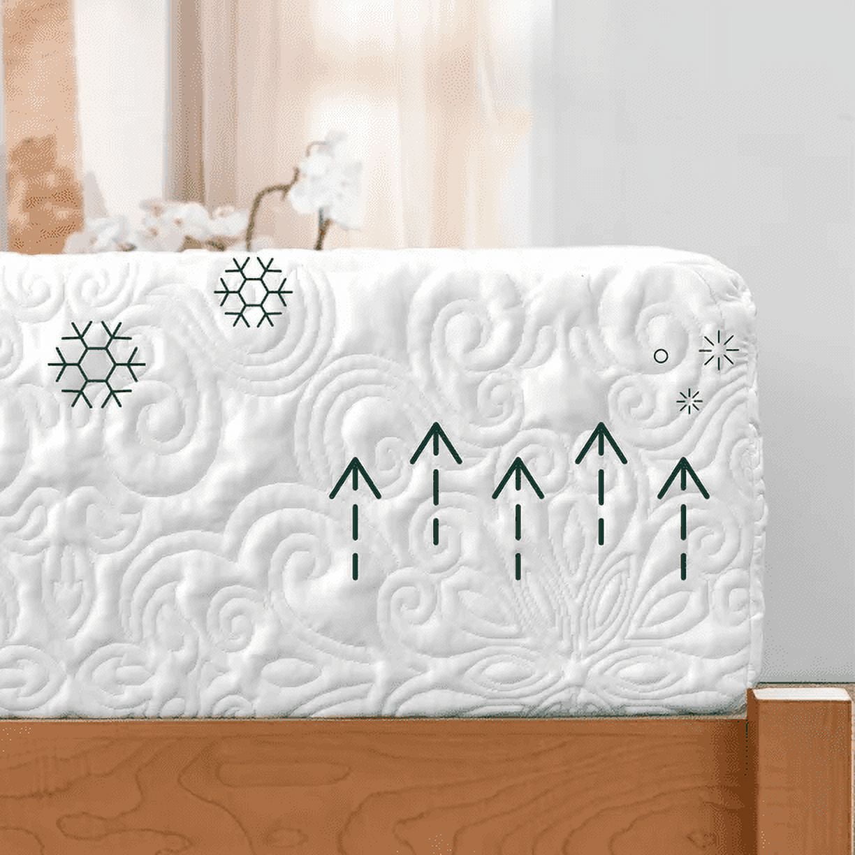 Zinus Spa Sensations Serenity 12" Memory Foam Mattress, Twin