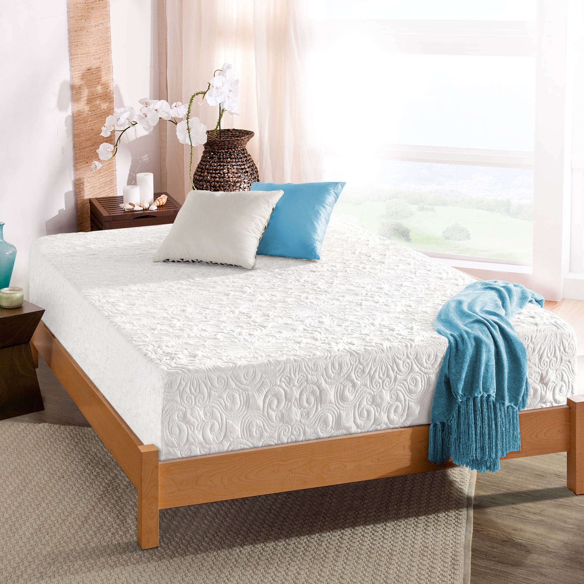 Zinus Spa Sensations Serenity 10" Full Medium Tight Top Memory Foam Mattress