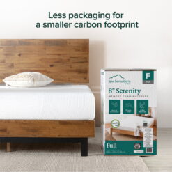Zinus Spa Sensations Serenity 8" Memory Foam Mattress, Full