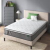 Zinus Support Plus 12" Full Euro Top Medium Hybrid Mattress with Comfort Foam and Pocket Springs