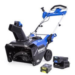 Kobalt 80-volt 22-in Single-stage Push Battery Snow Blower 6 Ah (Battery Included) (Charger Included)