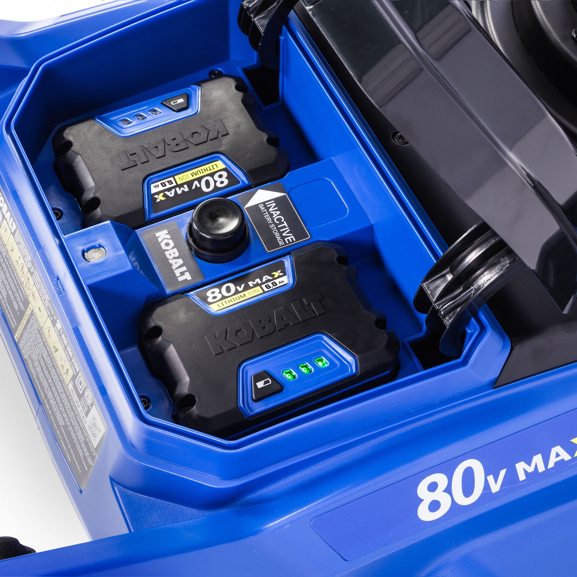Kobalt 80-volt 22-in Single-stage Push Battery Snow Blower 6 Ah (Battery Included) (Charger Included)