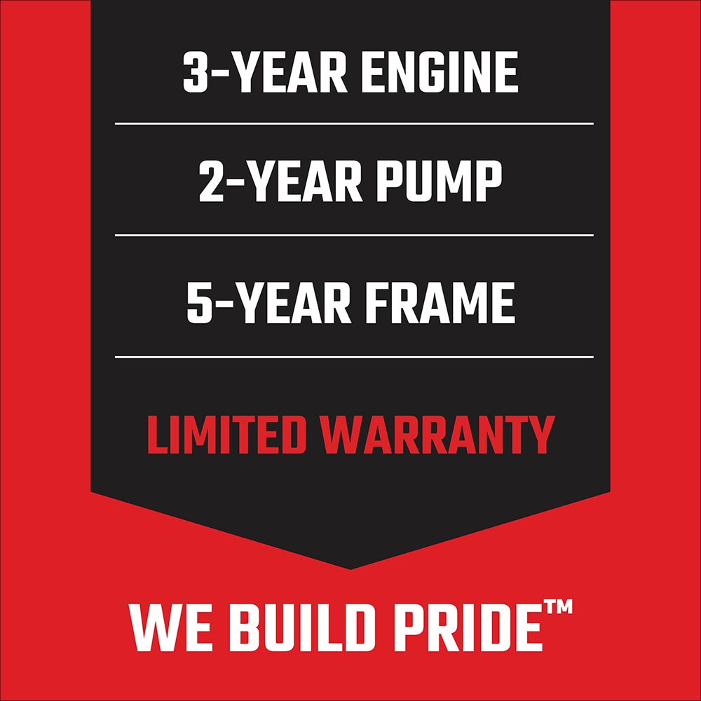 CRAFTSMAN Craftsman (50-State) 3400-PSI 2.4-GPM Cold Water Gas Pressure washer with 4 Spray Tips