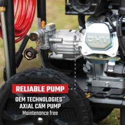 CRAFTSMAN Craftsman (50-State) 3400-PSI 2.4-GPM Cold Water Gas Pressure washer with 4 Spray Tips
