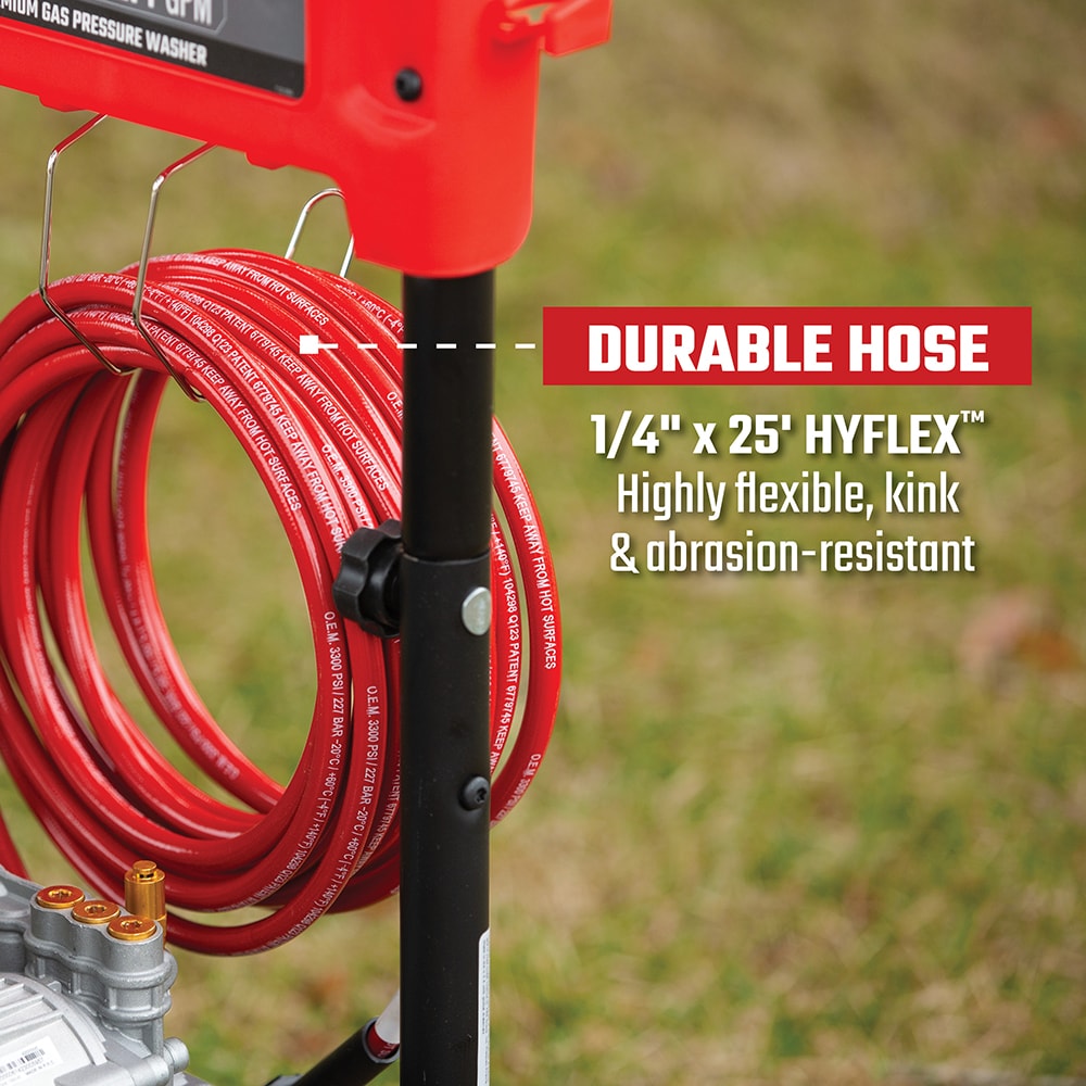 CRAFTSMAN Craftsman (50-State) 3400-PSI 2.4-GPM Cold Water Gas Pressure washer with 4 Spray Tips