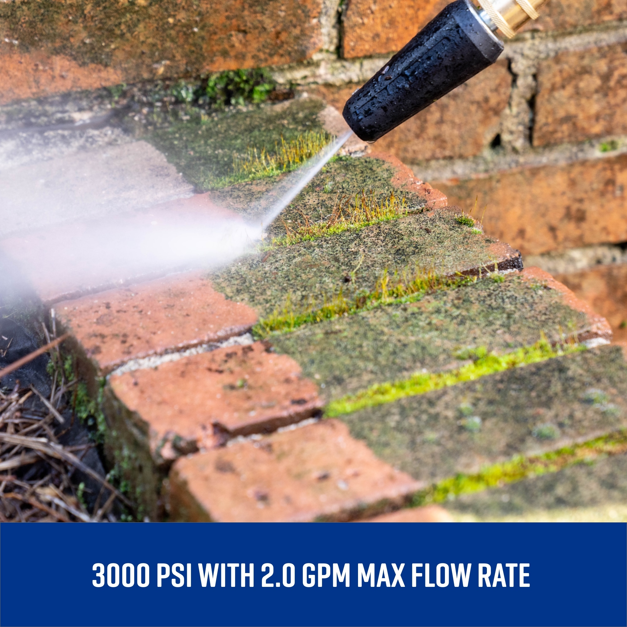 Kobalt 3000-PSI 2-GPM Cold Water Battery Pressure washer with 5 Spray Tips 4 Ah (Battery Included) (Charger Included)