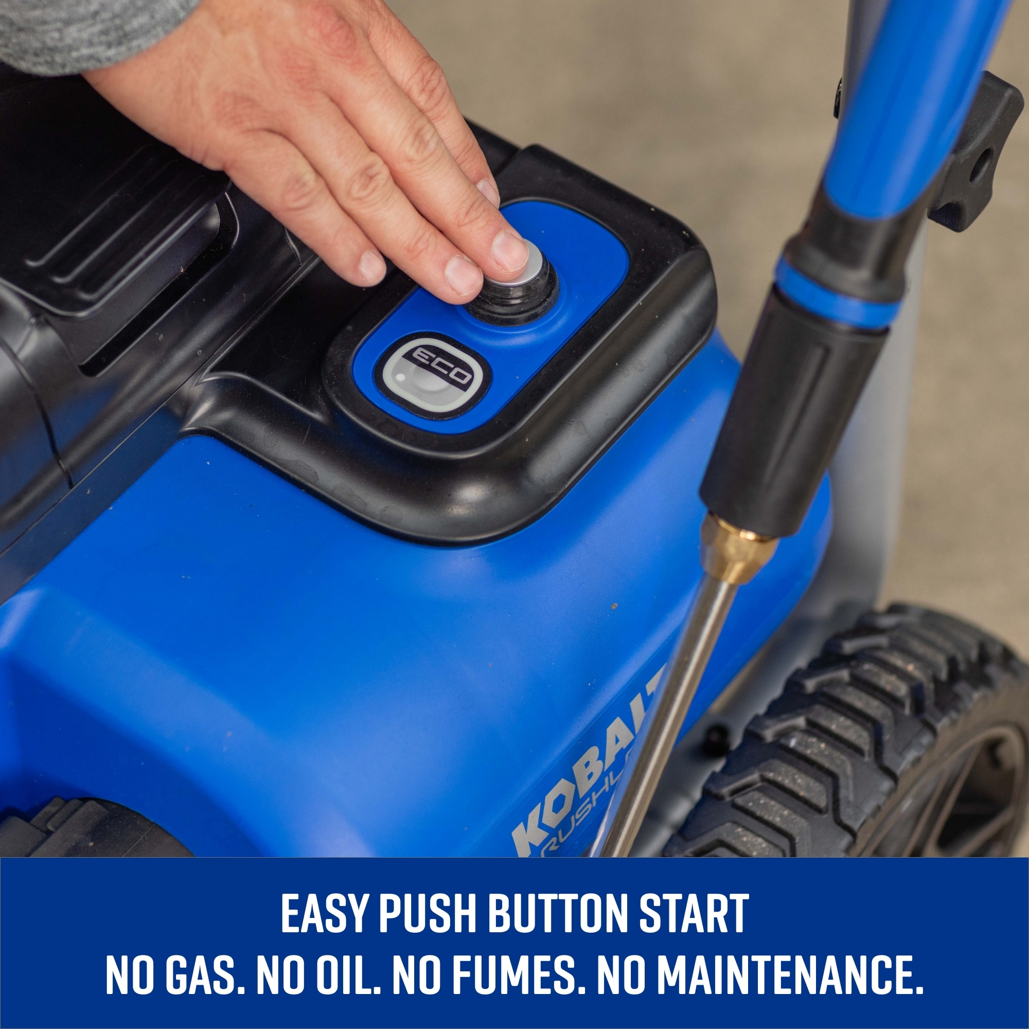 Kobalt 3000-PSI 2-GPM Cold Water Battery Pressure washer with 5 Spray Tips 4 Ah (Battery Included) (Charger Included)