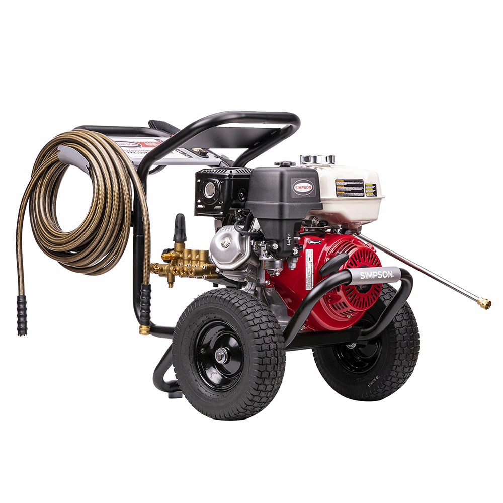 SIMPSON 3.5 GPM Powershot 4000-PSI 3.5-GPM Cold Water Gas Pressure washer with 4 Spray Tips