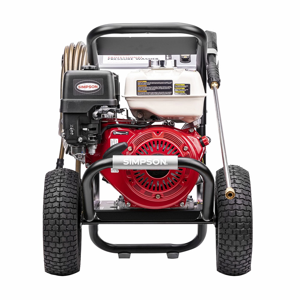 SIMPSON 3.5 GPM Powershot 4000-PSI 3.5-GPM Cold Water Gas Pressure washer with 4 Spray Tips
