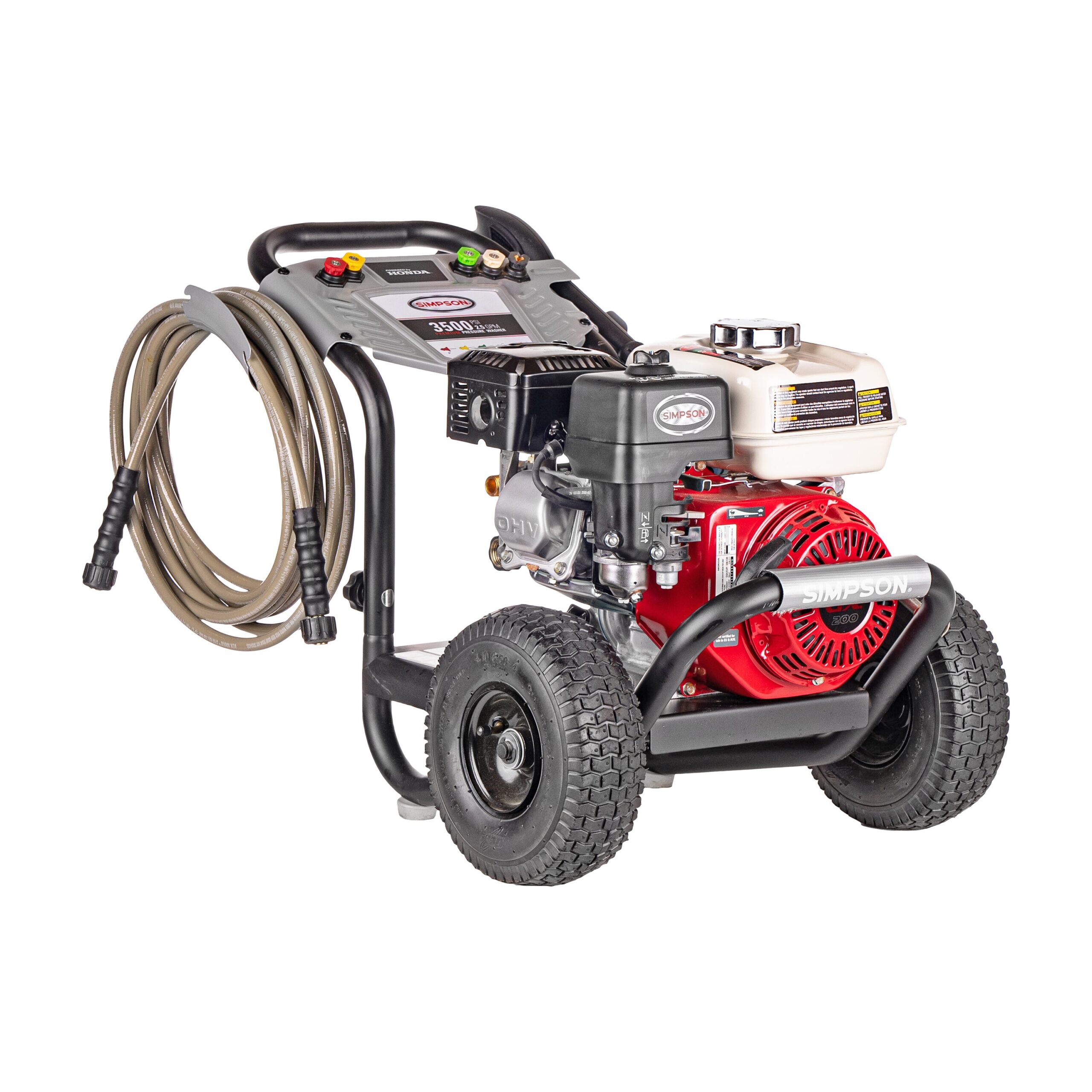SIMPSON 49-State Powershot 3500-PSI 2.5-GPM Cold Water Gas Pressure washer with 4 Spray Tips