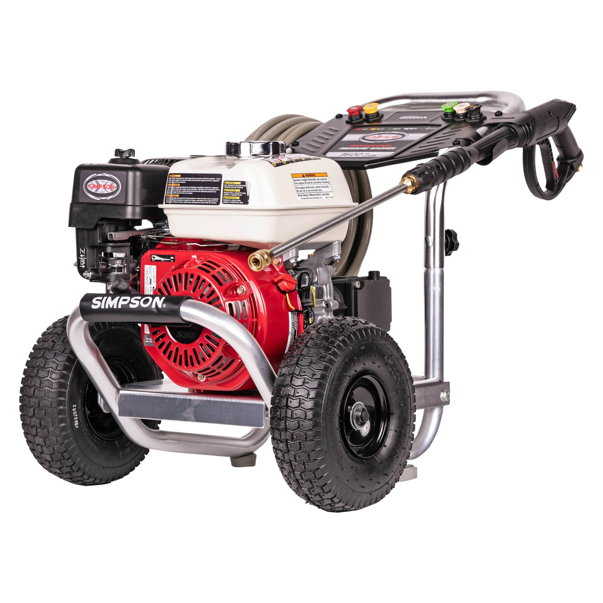 SIMPSON 3600 PSI at 2.5-GPM Aluminum 3600 PSI 2.5-GPM-Gallons Cold Water Gas Pressure Washer