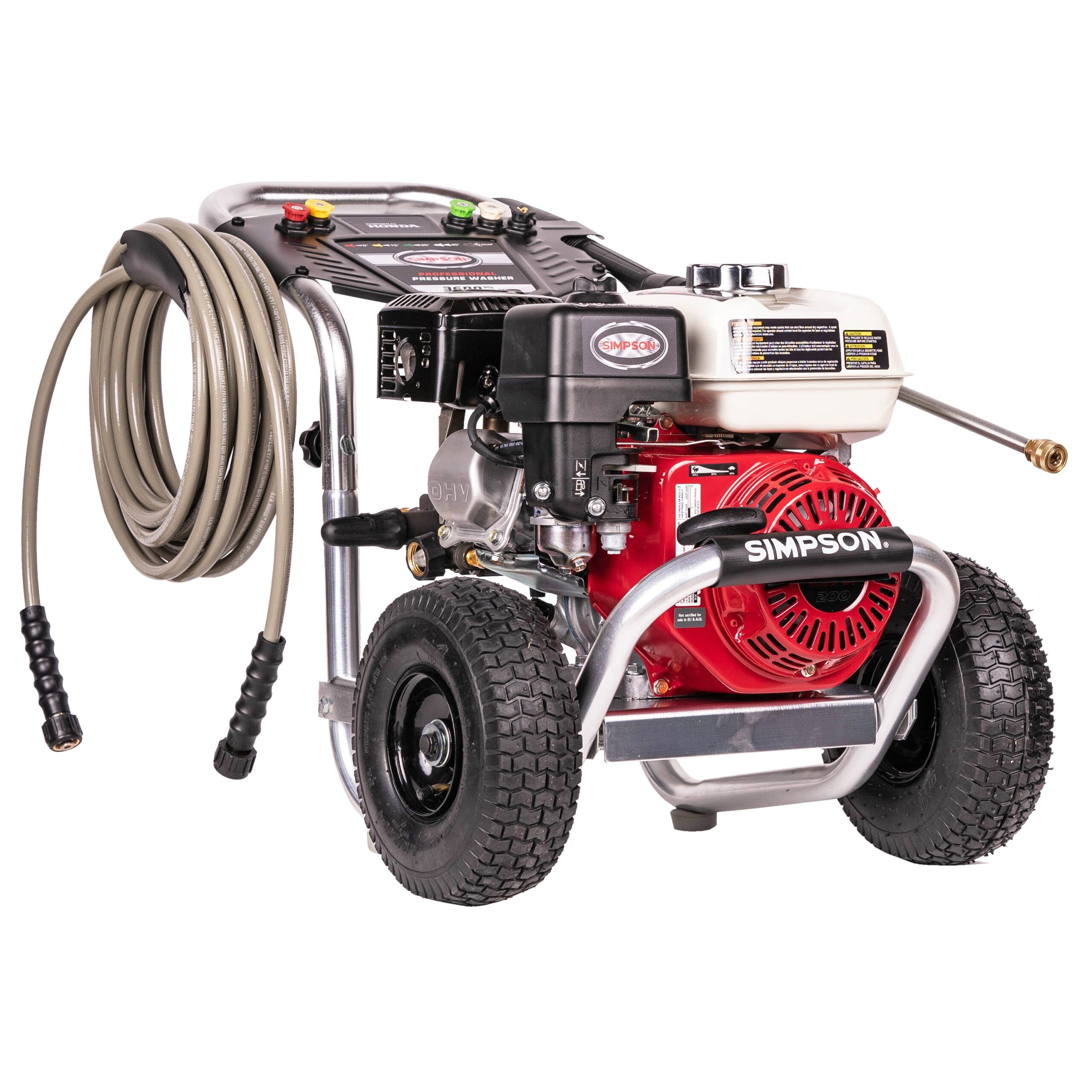SIMPSON 3600 PSI at 2.5-GPM Aluminum 3600 PSI 2.5-GPM-Gallons Cold Water Gas Pressure Washer