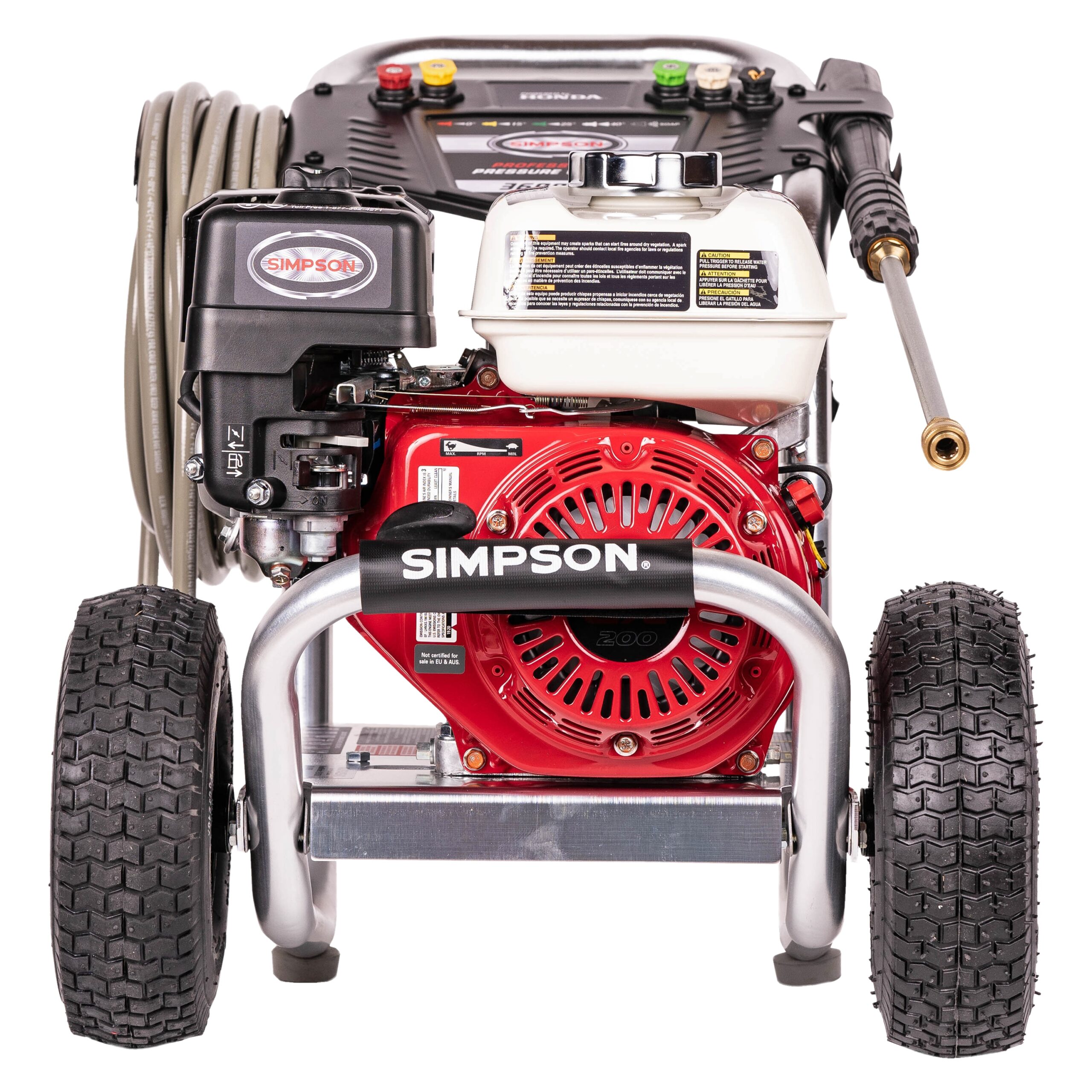 SIMPSON 3600 PSI at 2.5-GPM Aluminum 3600 PSI 2.5-GPM-Gallons Cold Water Gas Pressure Washer