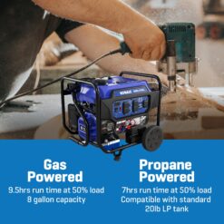 Kobalt 6830 / 5500 -Watt Dual fuel Portable Generator