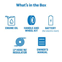 Kobalt 6830 / 5500 -Watt Dual fuel Portable Generator