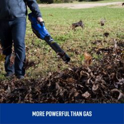 Kobalt 80-volt 630-CFM 140-MPH Battery Handheld Leaf Blower 4 Ah