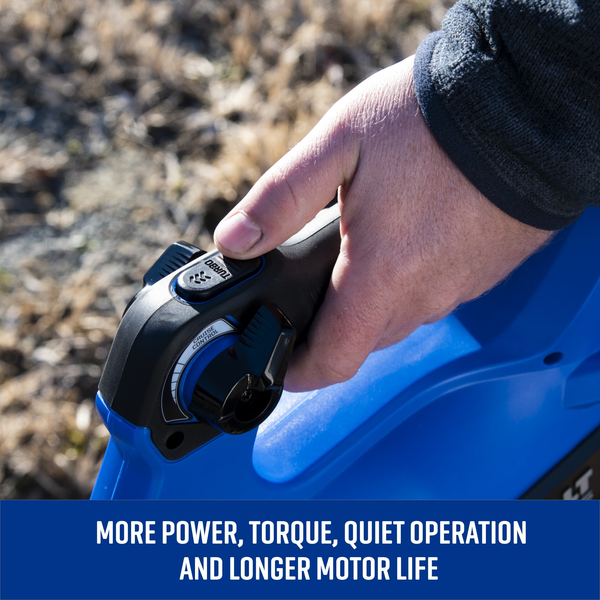 Kobalt 80-volt 630-CFM 140-MPH Battery Handheld Leaf Blower 4 Ah