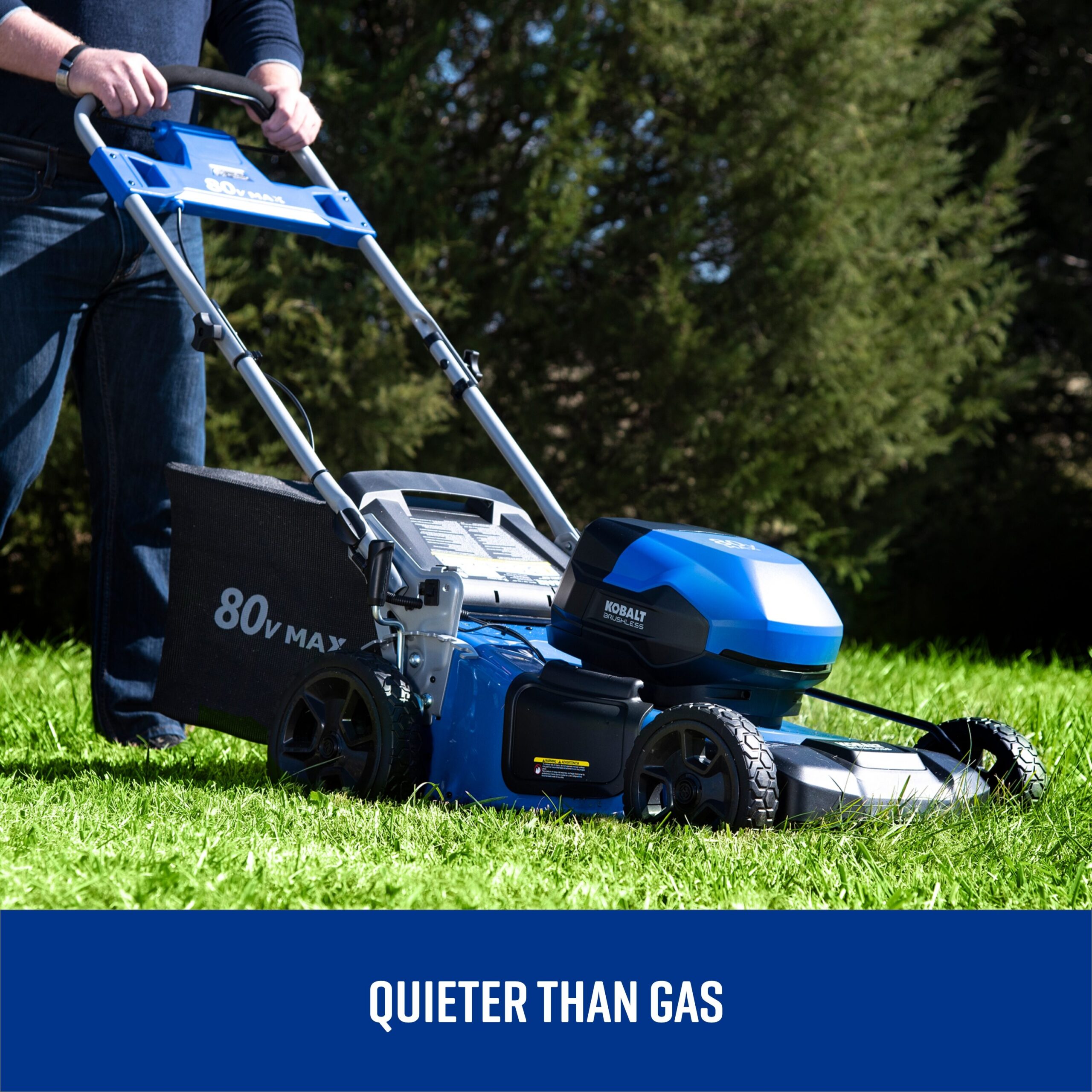Kobalt 80-volt, 21-in Push Battery Walk Mower with (1) 5 Ah Battery Included