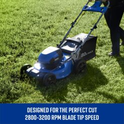 Kobalt 80-volt, 21-in Push Battery Walk Mower with (1) 5 Ah Battery Included