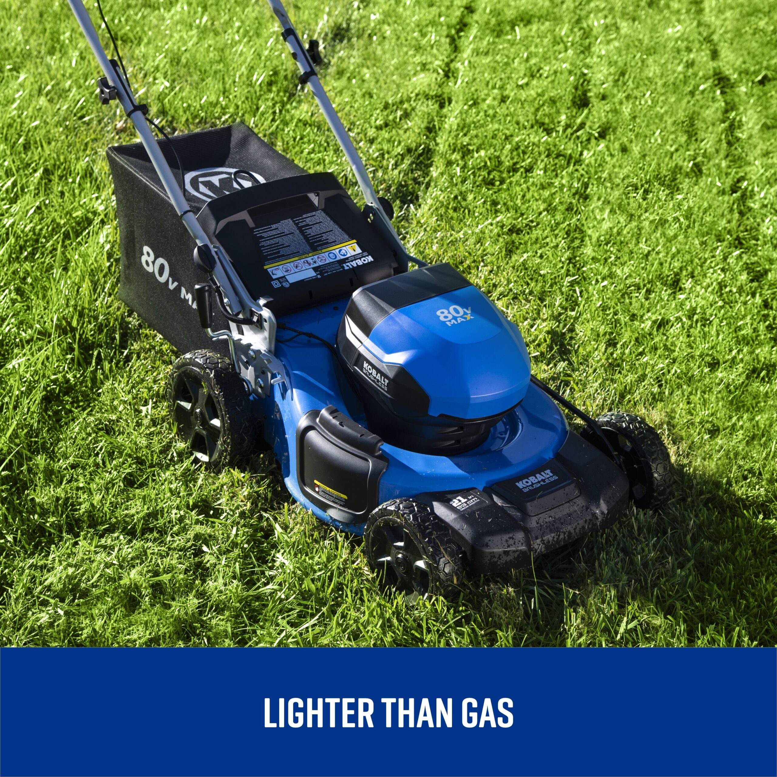 Kobalt 80-volt, 21-in Push Battery Walk Mower with (1) 5 Ah Battery Included