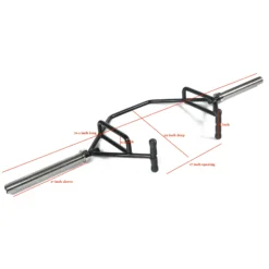 BalanceFrom Olympic 2-Inch Hex Weight Lifting Trap Bar, 1000-Pound Capacity, Open