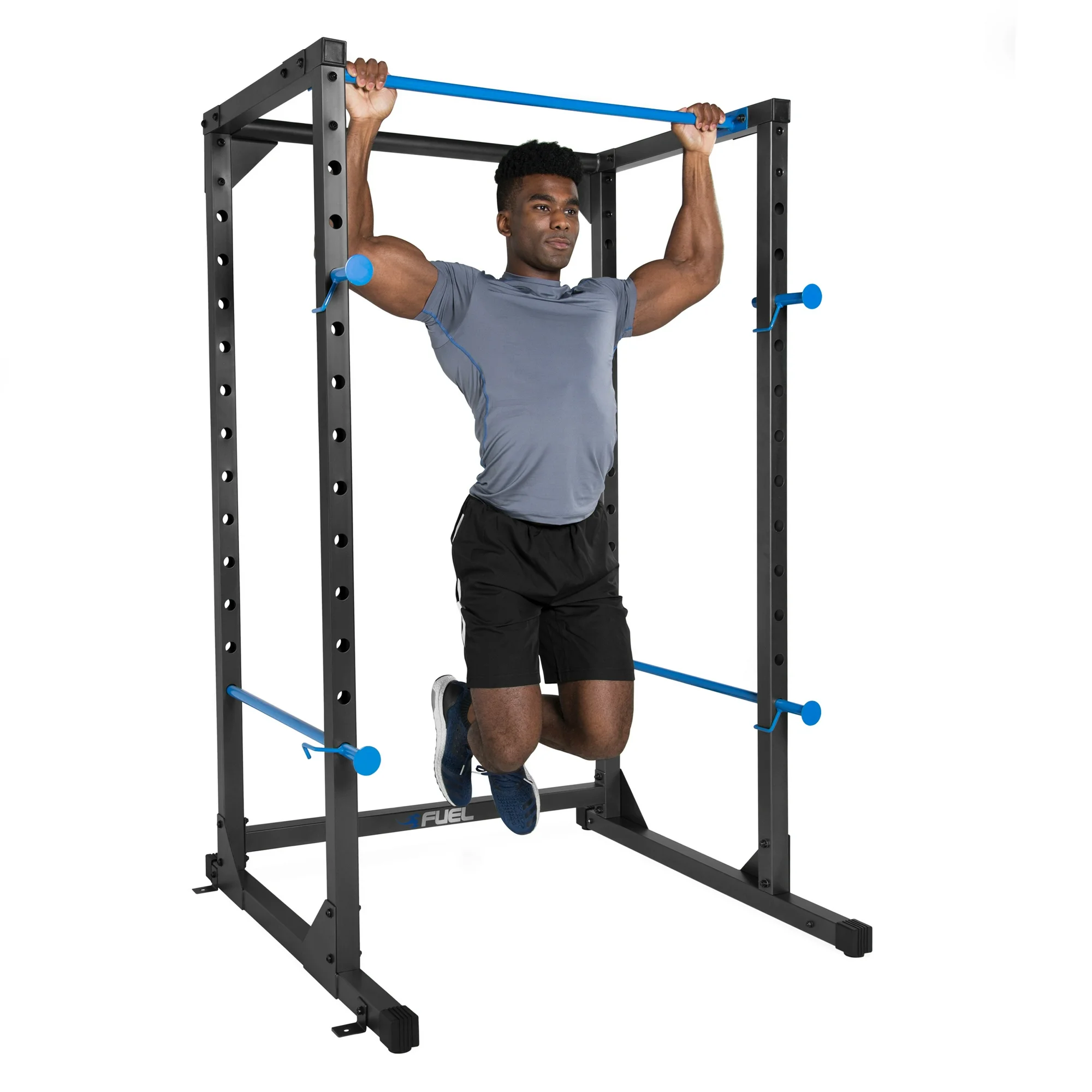 Fuel Pureformance 6 -Foot Adjustable Full Cage Power Rack, Black