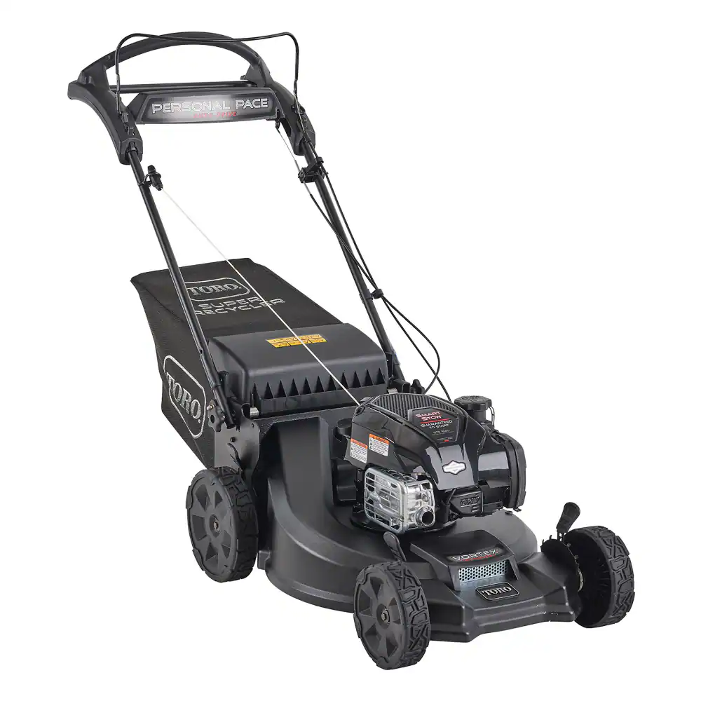 Toro Super Recycler with Personal Pace 21-in Gas Self-propelled lawn mower with 163-cc Briggs and Stratton Engine