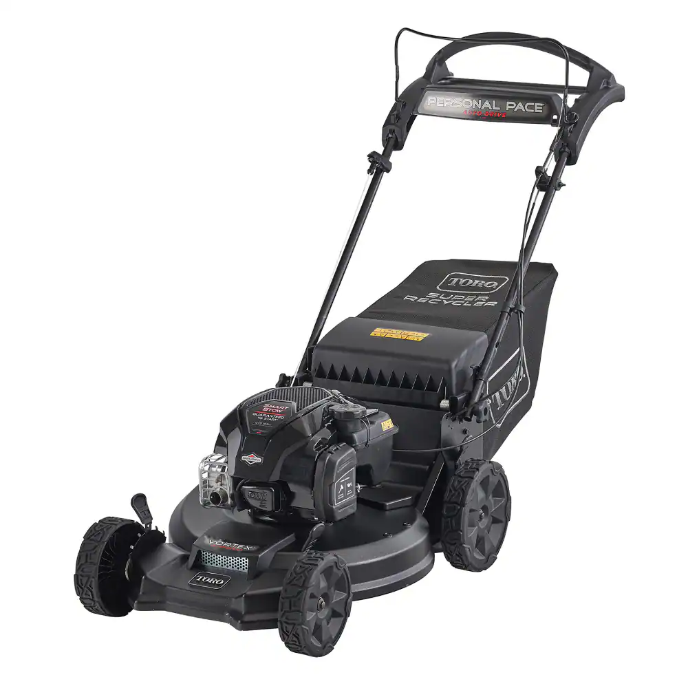 Toro Super Recycler with Personal Pace 21-in Gas Self-propelled lawn mower with 163-cc Briggs and Stratton Engine