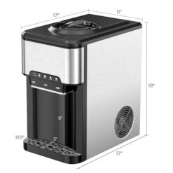 Mondawe 40-lb Ice Per day Bullet Ice Maker (Silver)