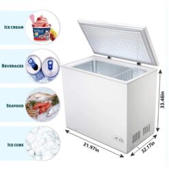 COWSAR 7-cu ft Garage Ready Chest Freezer (White)