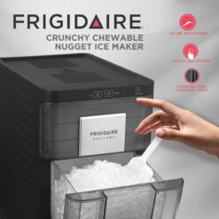 Frigidaire 44-lb Ice Per day Countertop Nugget Ice Maker (Black)