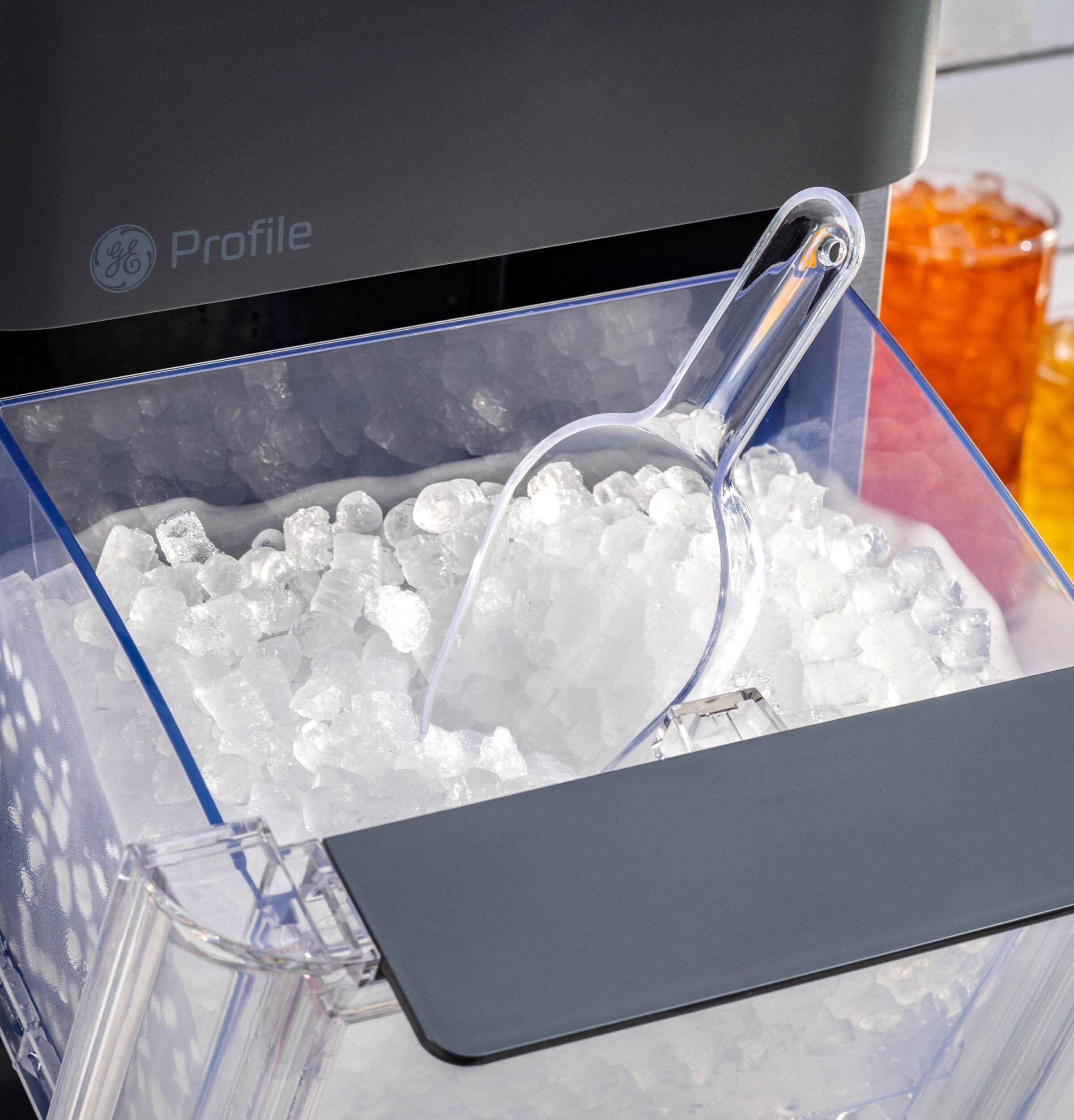 GE Profile Opal 38-lb Ice Per day Nugget Ice Maker (Stainless Steel)