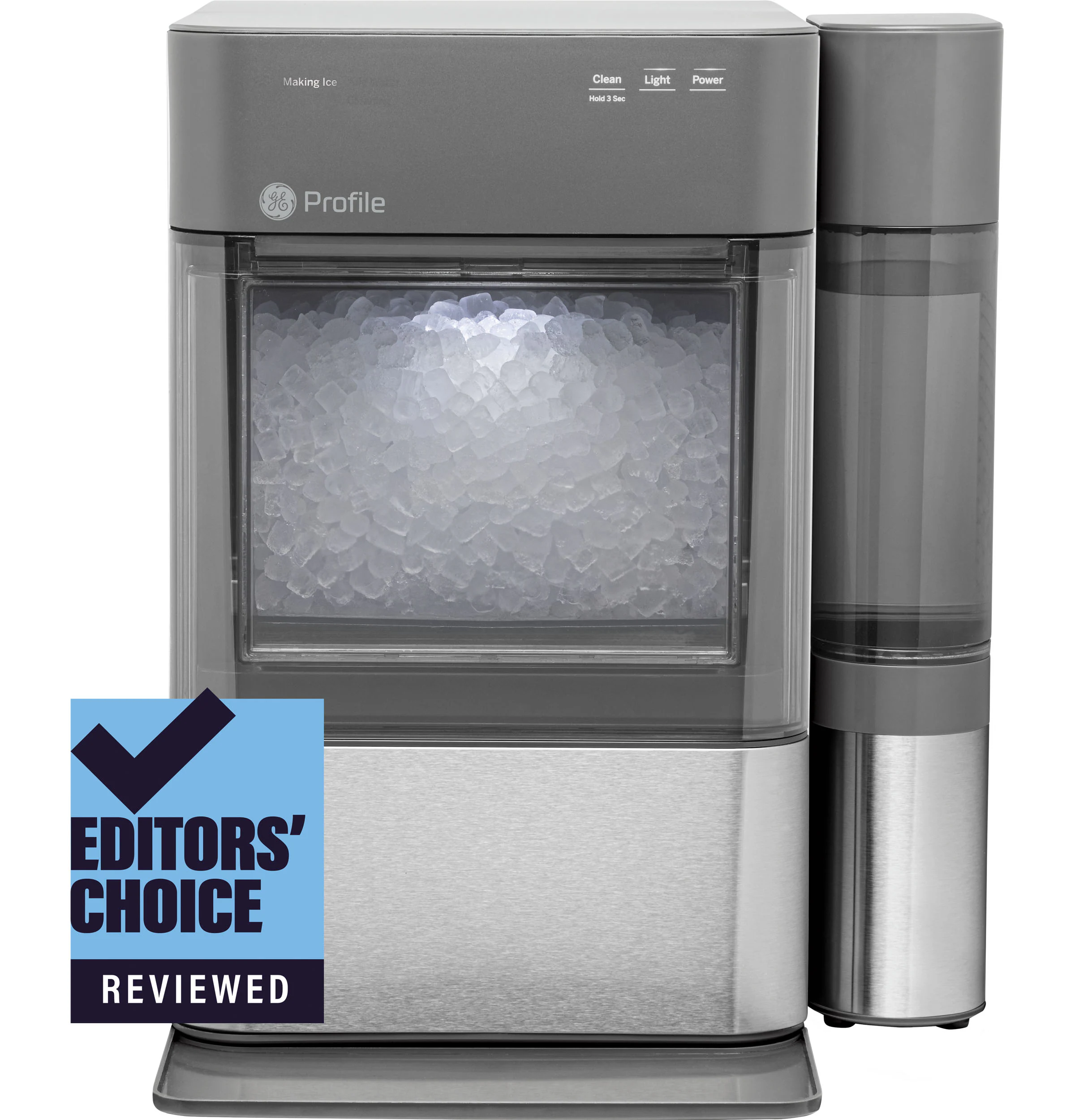 GE Profile Opal 38-lb Ice Per day Nugget Ice Maker (Stainless Steel)