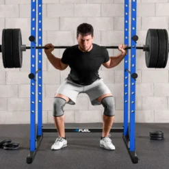 Fuel Pureformance 7-Foot Adjustable Full Cage Power Rack, Blue