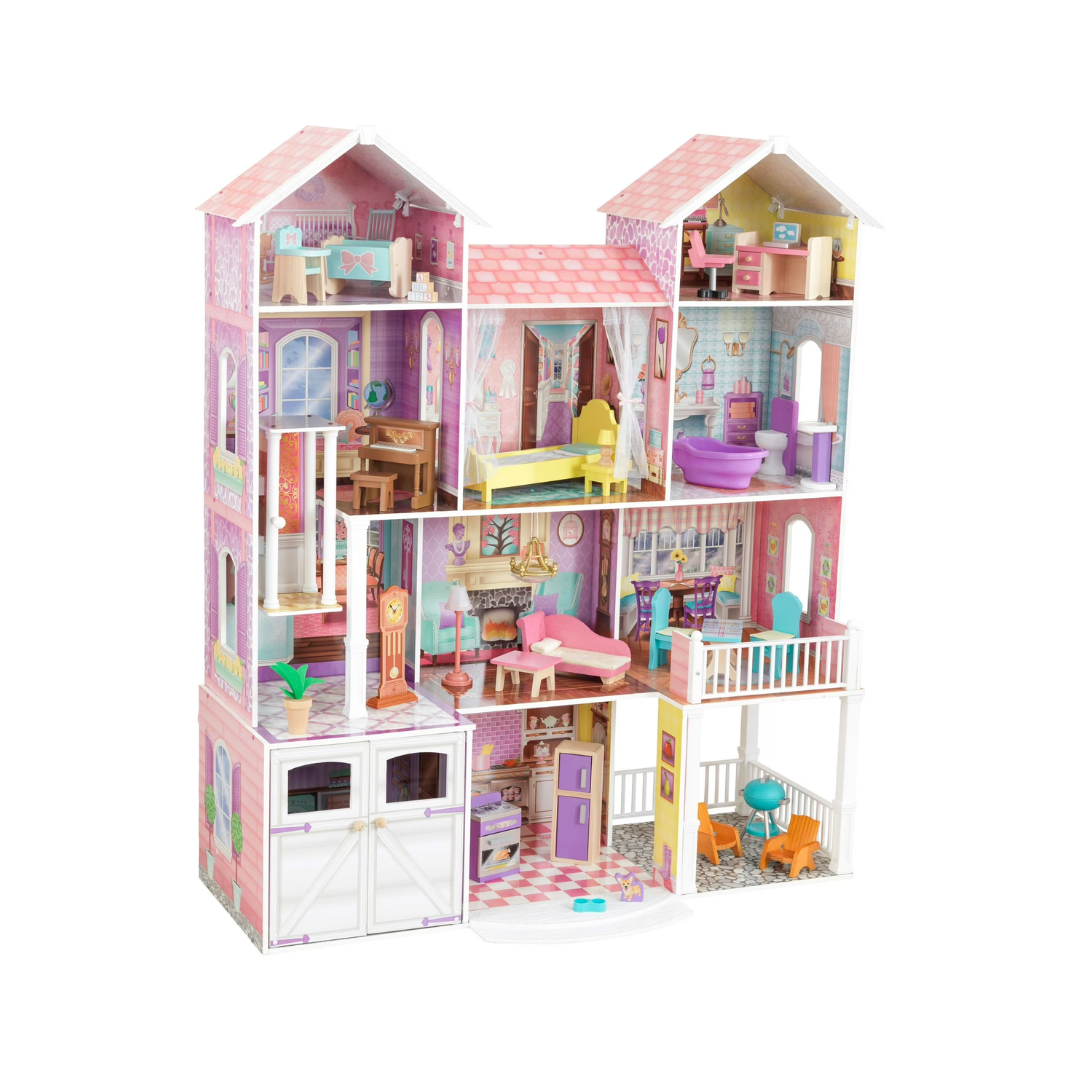 KidKraft Country Estate Wooden Dollhouse with 31 Accessories