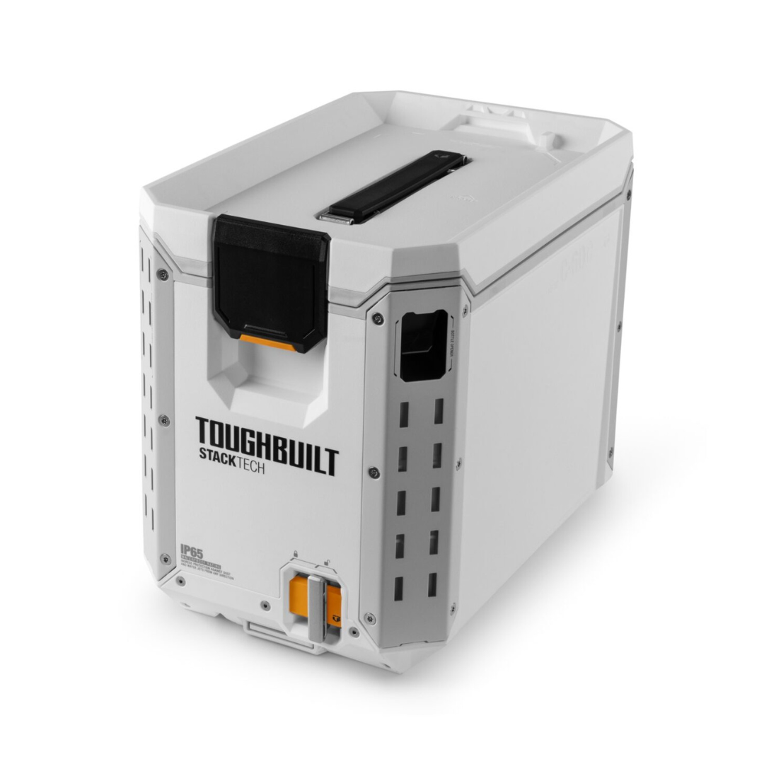 TOUGHBUILT STACKTECH Compact White 16 Quart(s) Hard Insulated Chest cooler