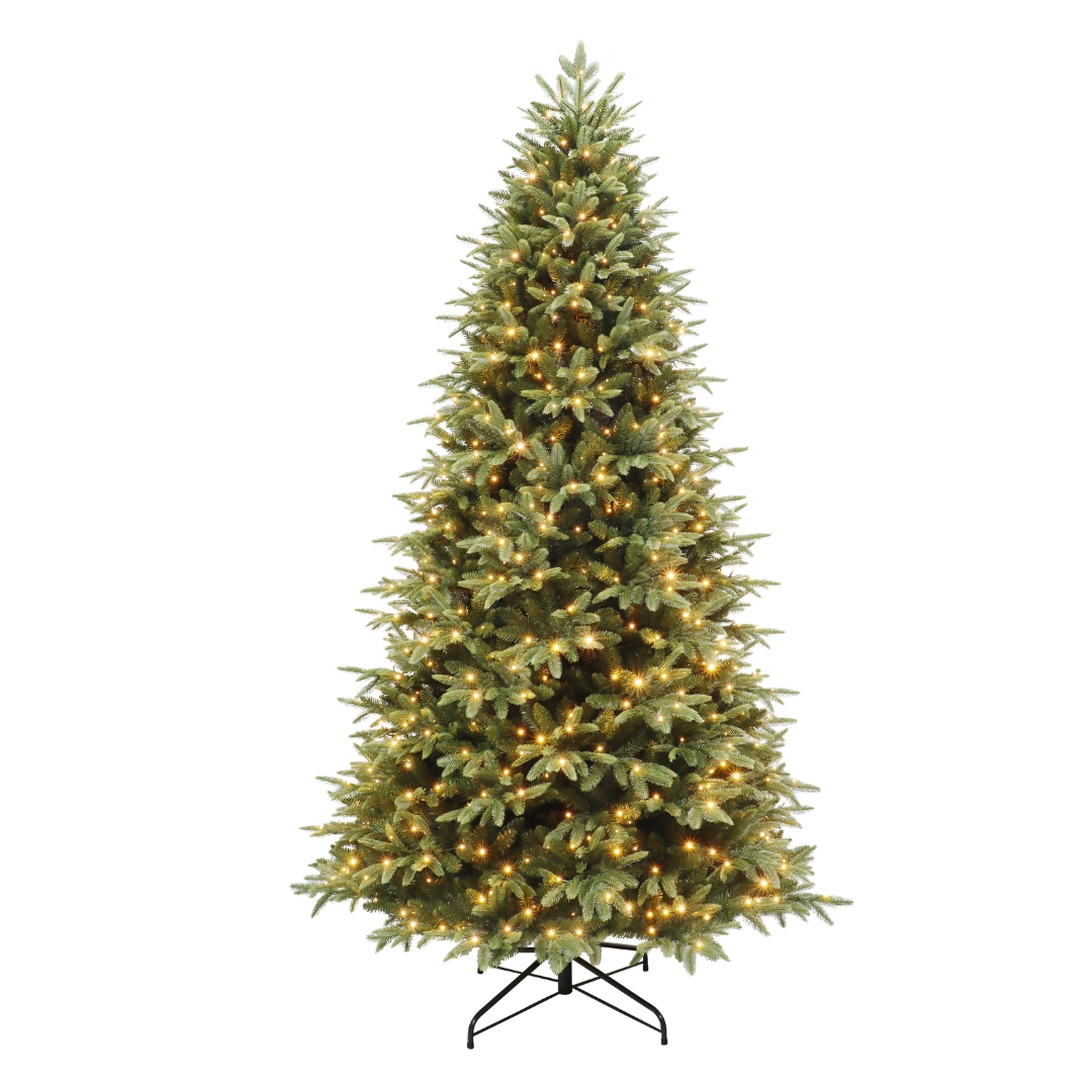 Holiday Living 9-ft Parque Pre-lit Artificial Christmas Tree with Color Changing LED Lights