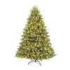 Holiday Living 7.5-ft Everett Grand Pre-lit Artificial Christmas Tree with Color Changing LED Lights