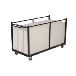 Lifetime Table Cart with Heavy Duty Steel, Black Sand Finish, 80193