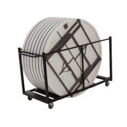 Lifetime Table Cart with Heavy Duty Steel, Black Sand Finish, 80193