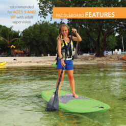 Lifetime Hooligan 8 ft. Youth Stand-up Paddle Board, Lime Green (90699)