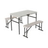 Lifetime Folding Polyethylene Picnic Table with Benches, 80373