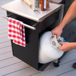 Lifetime 4 Burner Gas Grill and Wood Pellet Smoker Combo